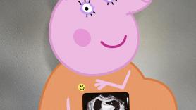 Mamá Pig, la madre de Peppa Pig, está embarazada