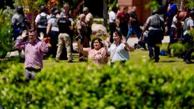 Las imágenes de los estudiantes huyendo del tiroteo en la Universidad Estatal de Florida