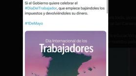 El Partido Popular comparte este tuit por el Día del Trabajador y el error es tremendo: lo han terminado borrando