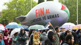 Miles de personas protestan contra el "genocidio" palestino y la venta de armas a Israel
