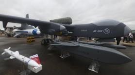 Logran captar las primeras imágenes de la aterradora nave nodriza de la aliada de Rusia con 100 drones kamikaze