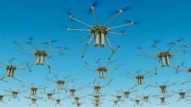 Rusia despliega drones "a medio construir"