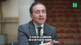 José Manuel Albares: "Quien sí se está rearmando de una manera agresiva y belicista es Rusia, no la Unión Europea"