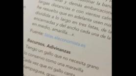Un profesor se da cuenta de lo que pone en la parte de abajo de un libro de Historia cuando habla de los Borbones: “Cómo hilan…”