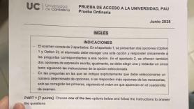 Esta pregunta del examen de Inglés en la PAU de Cantabria es de no creer: "Nos va a subir la media a todos"