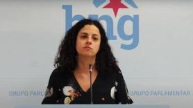 Noa Presas (BNG): "¿Acaso [Rueda] está insinuando que se trata de una denuncia falsa?"