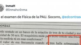 Indignación por la falta de ortografía vista en el examen de Física de la PAU de Extremadura