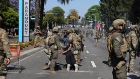 Dos días de protestas en Los Ángeles por las redadas contra inmigrantes: Trump envía 2.000 soldados