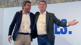 Mazón se viene arriba con Feijóo y se atreve a mofarse de Sánchez: "El cambio que necesitamos es de valores"