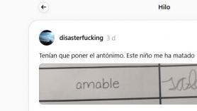 Preguntan a un niño el antónimo de "amable" y su respuesta es para matrícula de honor inmediata