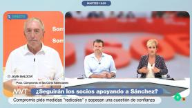 Baldoví cuenta ahora lo que le dijo a su mujer de Santos Cerdán: Cristina Pardo no da crédito