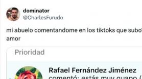 Un abuelo reina con los comentarios que le deja a su nieto en TikTok: imposibles de mejorar