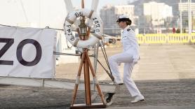 Leonor pasa el fin de semana en Ceuta, tras desembarcar de la fragata Blas de Lezo