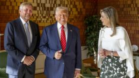 "¿Ha imitado a Donald Trump?": muchos se lo preguntan tras ver este momento de Máxima de Holanda con él