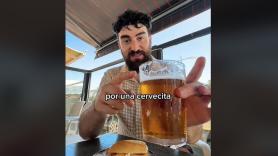 Sale de Madrid, pide una cerveza y una pulguita y se lleva un golpe de realidad que está dando que hablar