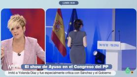 Suelta Ayuso un "me gusta la fruta" y Cristina Pardo se fija en lo que hace después: "Es horroroso"