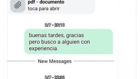 Manda el currículum a un bar, no le quieren por poca experiencia y la respuesta que les da es abrasadora