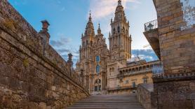 A muchos se les cae el alma en los pies con lo que se ha visto cerca de la catedral de Santiago