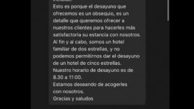 Va a un hotel en Córdoba y le avisan de que el desayuno no será de 5 estrellas, pero su sorpresa al verlo es mayúscula