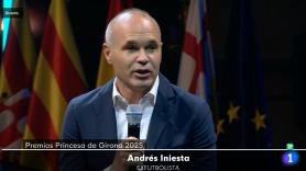 La inapelable respuesta de Iniesta durante los Premios Princesa de Girona sobre la salud mental