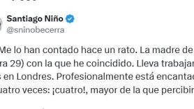 Niño Becerra radiografía lo que pasa en España al contar cómo es la vida de una exalumna suya que trabaja en Londres