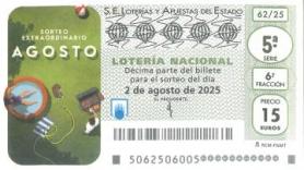Resultados del Sorteo Extraordinario de Agosto 2025 de Lotería Nacional