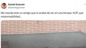 Un amigo le manda a Daniel Guzmán lo que ha visto en un balcón y él no se lo puede creer