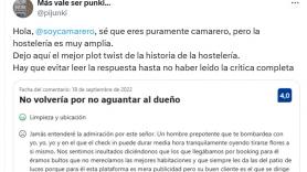 Se queja de que el dueño de un hostal de Galicia es un brasas, entra en juego la mujer y la respuesta que da es para verla