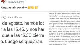 Deja una reseña quejándose de que no le atendieron en un restaurante y la respuesta del dueño es para levantarse y aplaudir