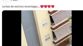 Enseña lo que han hecho en una comunidad de vecinos de Gandía en pleno verano: la referencia es brutal