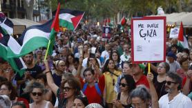 Miles de personas se manifiestan en España contra el "genocidio" israelí en Gaza