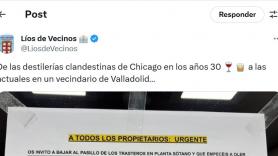 Lo que algún vecino estaba haciendo en su trastero de Valladolid pone en guardia a toda la comunidad: ojo al cartel