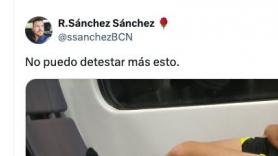 Indignación generalizada con lo que se ha visto en un tren: "No puedo detestar más esto"