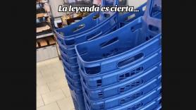 Entra en un supermercado y lo que ve tirado en las cestas pasa cada vez más: reacciones unánimes