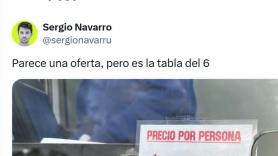 Un puesto de unas ferias pone este cartel con los precios y la respuesta que dan es de pasarse el juego