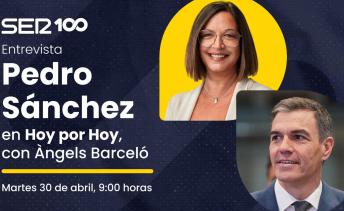 Sigue en directo la entrevista de Àngels Barceló a Pedro Sánchez en 'Hoy por Hoy'