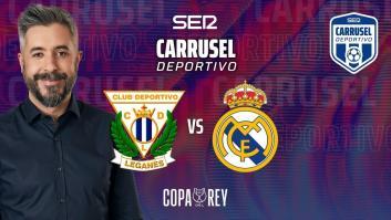 Sigue en directo el CD Leganés - Real Madrid de cuartos de final de la Copa del Rey