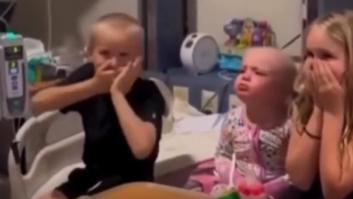 La reacción de un niño al saber que puede salvar a su hermana con cáncer conmueve en las redes