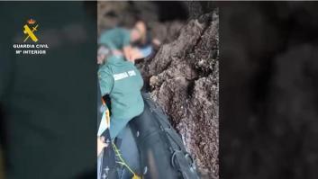 Rescatan "in extremis" a una mujer atrapada en unas rocas en el "faro del caballo" de Santoña