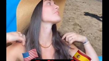Retrata lo que hacen los españoles en la playa y una joven estadounidense alucina fuerte