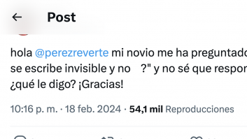 Arturo Pérez-Reverte se pasa el juego con su respuesta a este comentario