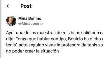 Mina Bonino, mujer de Valverde, triunfa al contar su reacción cuando la profesora de su hijo le dijo esto