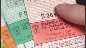 Así era antiguamente el bono de la EMT de Madrid