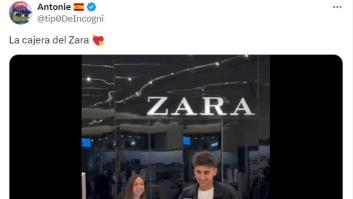 Esta dependienta de Zara se lleva la sorpresa de su vida: ojo a lo que hace el cliente