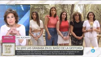 Almudena Ariza se pronuncia sobre lo ocurrido con Ana Rosa Quintana mirando donde toca