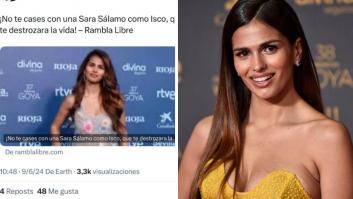 Sara Sálamo se corona con su respuesta a este mensaje y hace un llamamiento a qué votar