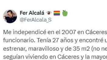 Cuenta lo que ha pasado con el piso por el que pagaba 390 euros en Cáceres: da para reflexionar en profundidad