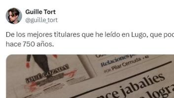 Este titular de un periódico de Lugo maravilla a media España