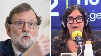 Es difícil ser más clara que Àngels Barceló al oír la queja de Rajoy por los tapones de las botellas