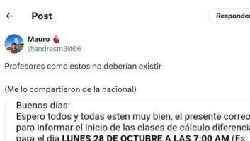 Un profesor manda este correo a sus alumnos: se lía tan grande que tiene que aclarar que era broma